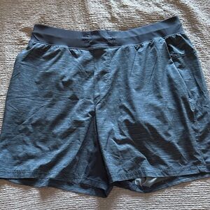 Men's LULU Dark Blue Athletic Shorts